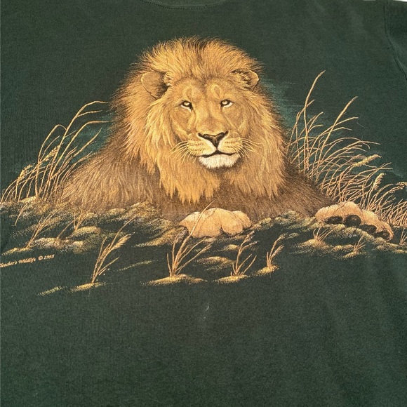 Vintage “Extinction is Forever” Lion Crewneck - Picture 3 of 5